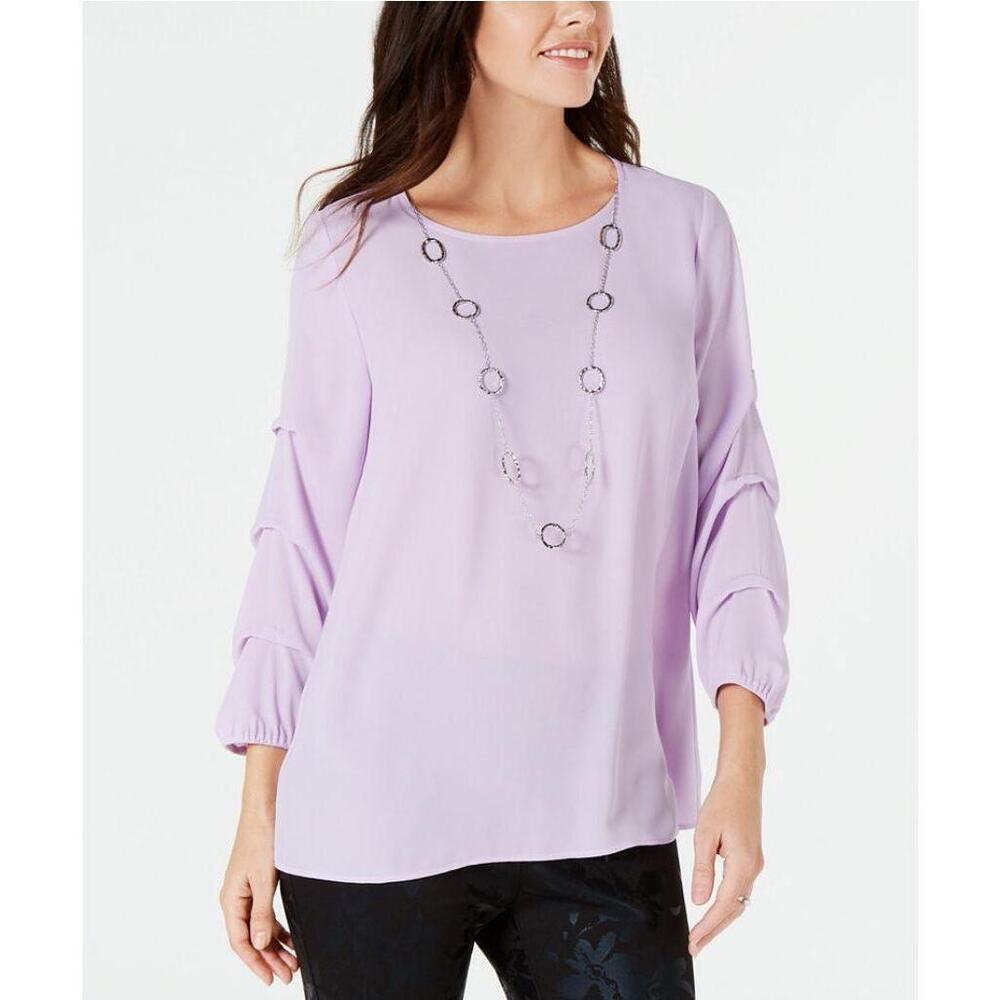 NWT JM Collection Top Purple S